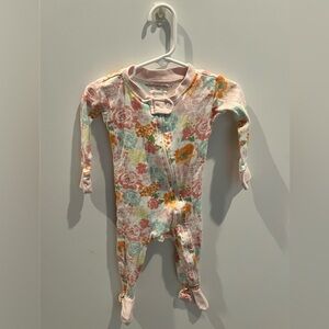 Burt’s Bees Baby Floral Footed Pajamas
